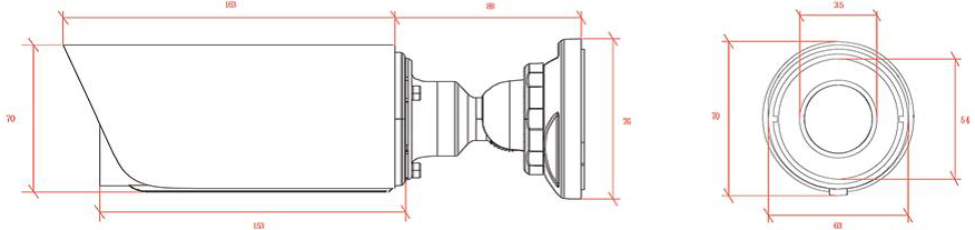 秝業系統科技 迷你防爆紅外線子彈型網路攝影機 (2MP)  LY-I217