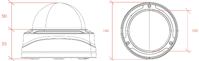 秝業系統科技 專業電動變焦半球網路攝影機 (2MP)  LY-K236