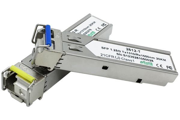 SFP-1G系列 Transceiver Modules 1埠Gigabit單芯SFP模組(1對) LY-2612T_3R