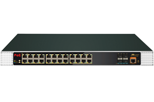 秝業系統科技 網管POE交換機L2+ 具備更好的管理性、安全性、 QoS 和其他性，Web網管、CLI命令列（Console，Telnet）、SNMP（V1/V2/V3）、Telnet等多樣化的管理和維護方式。