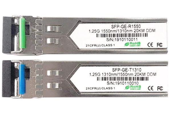 SFP-1G系列 Transceiver Modules 1埠Gigabit單芯SFP模組(1對) LYSFP-GET_R