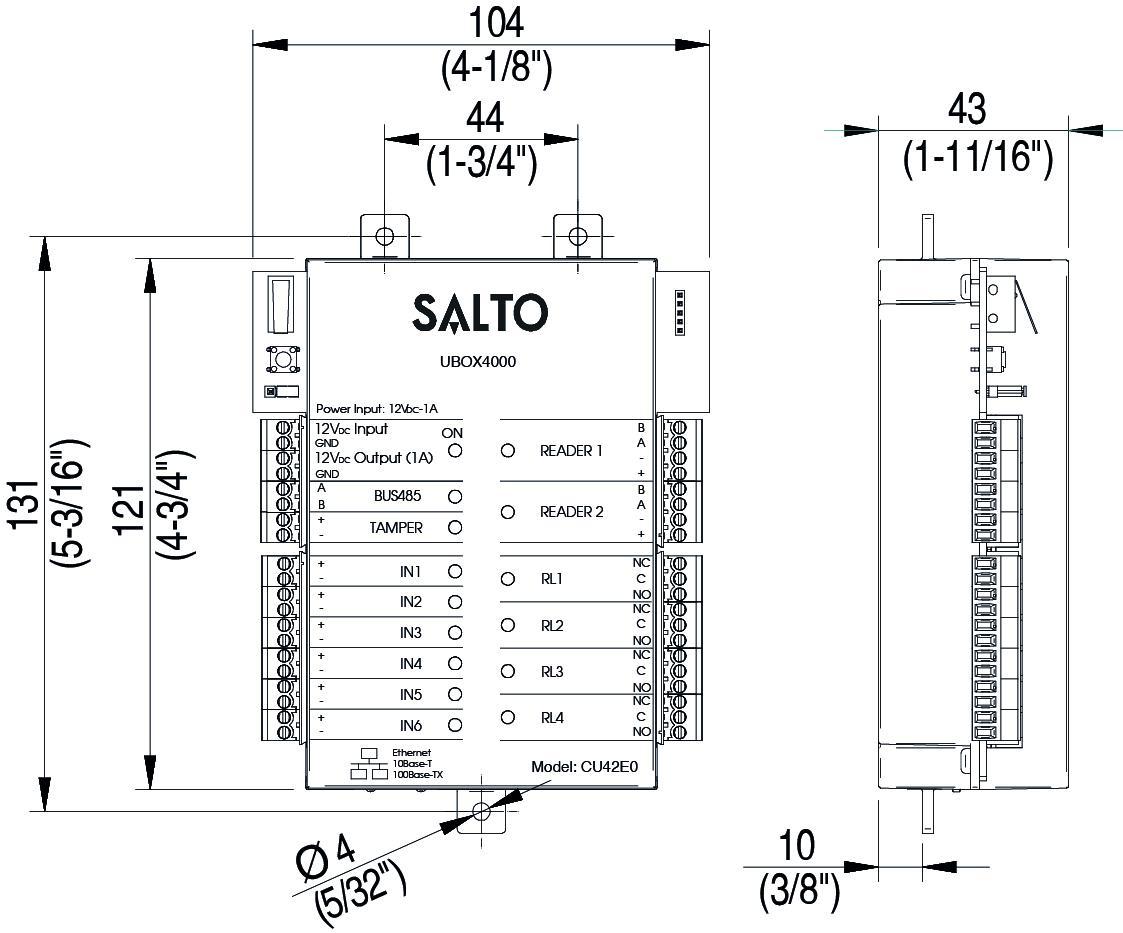 SALTO 門禁控制器 UBOX4000