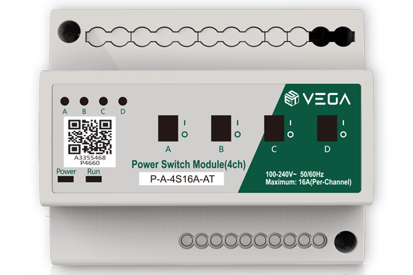 VEGA 秝業系統科技 BA 4路開關執行器P-A-4S16A-AT