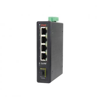 5埠GigabitPOE供電工業交換機