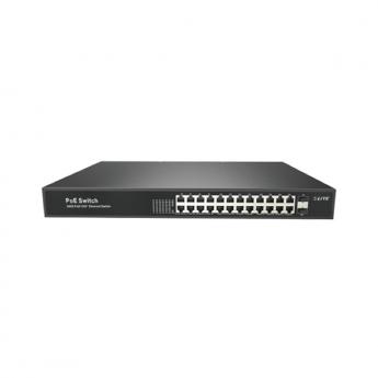 26埠Gigabit POE光纖交換機